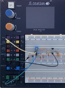 ブレッドボードへの実装写真